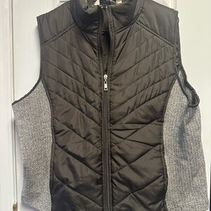 Indigo Black and Gray Quilted Vest